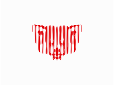 Red Panda animal animals branding design emblem identity illustration line lineart lines logo mark original professional red panda sale scratchboard symbol unique vector