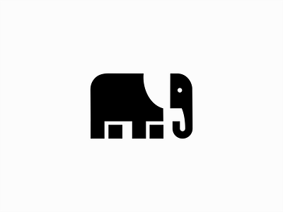 Elephant animals branding design elephant graphic identity illustration logo mark minimalism minimalist sale symbol unique vector