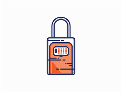 Lockbox branding design escape escape room graphic identity illustration lockbox logo mark premium sale symbol vector