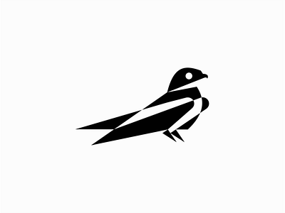 Nighthawk animal animals bird branding design emblem geometric graphic hawk identity logo mark modern negative space nighthawk premium sale symbol unique vector