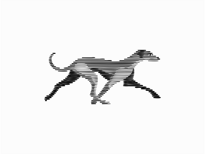 Greyhound Dog animal animals branding design dog emblem greyhound identity illustration line art logo mark modern original pet puppy sale scratchboard symbol vector