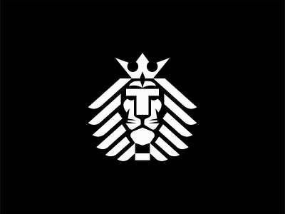 Geometric Lion and Letter T