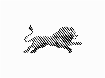 tiger line art logo by Jenggot Merah on Dribbble