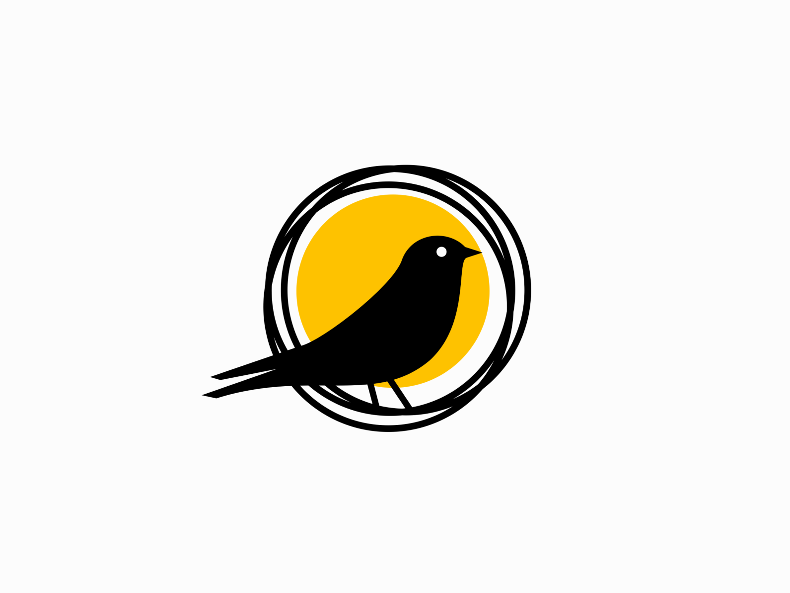 Bird and Nest Logo by Lucian Radu on Dribbble