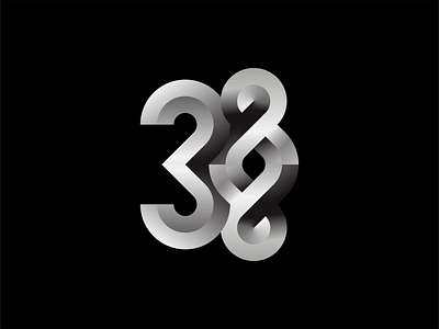 3000 to Infinity 3k design follower followers gradient icon identity illustration infinity logo mark milestone modern premium symbol thank you typography vector