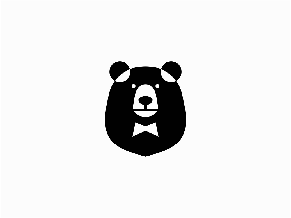 Elegant Bear Logo by Lucian Radu on Dribbble