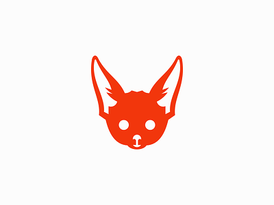 Fennec Fox Logo animal branding cute design emblem fennec flat fox geometric icon identity illustration logo mark mascot modern sale symbol vector