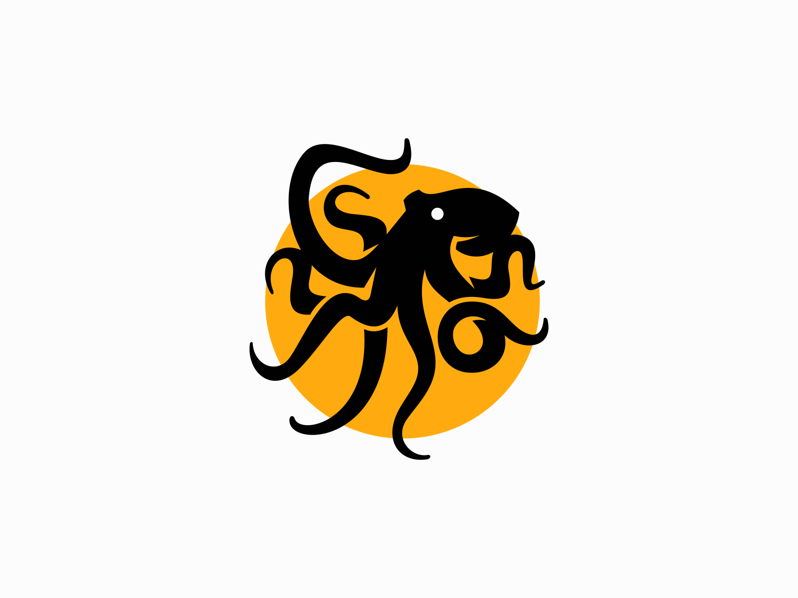 Octopus Logo by Lucian Radu on Dribbble