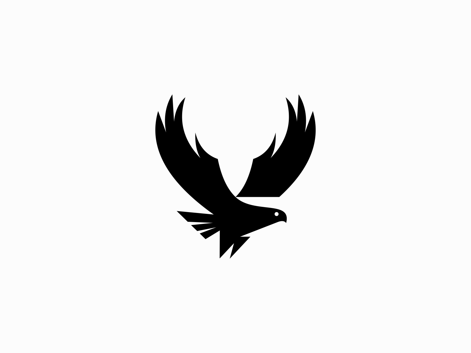 Flying Eagle Logo By Lucian Radu On Dribbble