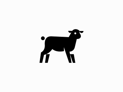 Geometric Lamb Logo animal branding christianity cub design farm geometric icon identity illustration ingenue lamb logo mark ram religion sacrifice sheep symbol vector