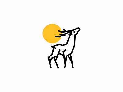 Geometric Deer Logo