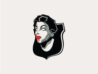 Trophy Head head horror horror movie logo movie vector woman