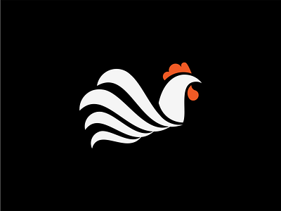 Rooster animals chicken fast food food identity logo mark rooster