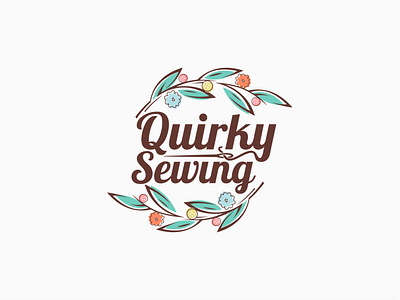 Quirky Sewing car decorations home decor homemade identity logo sewing
