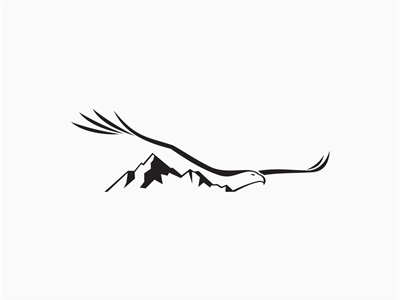 Mountain Eagle animals eagle identity logo mountain