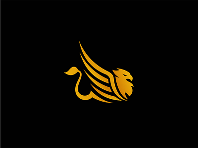 Griffin animals griffin identity logo mark media