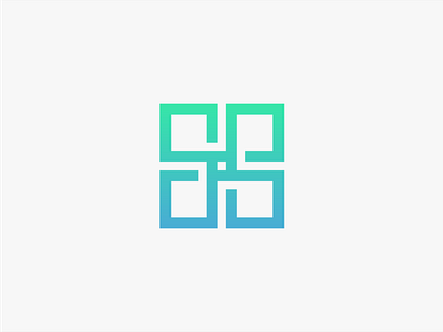 Square Mark identity logo mark square