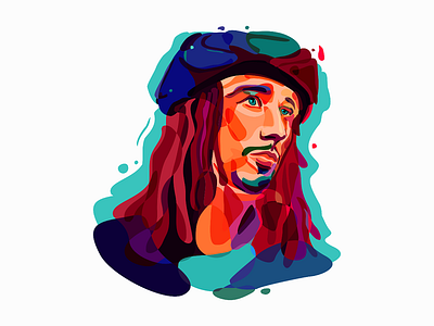 JP Cooper colors illustration jp cooper portrait