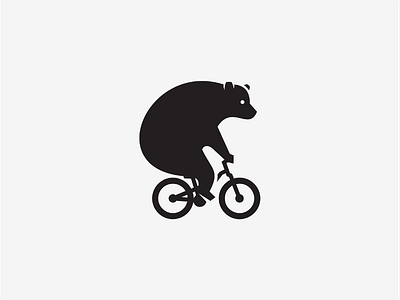 Bear on a bike