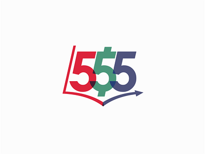 555 5 555 design identity logo mark monogram numbers symbol