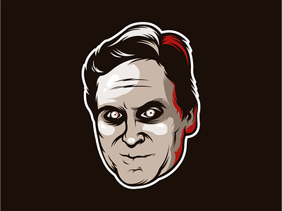 Zombie Ted Bundy halloween killer portrait serial killer ted bundy zombie