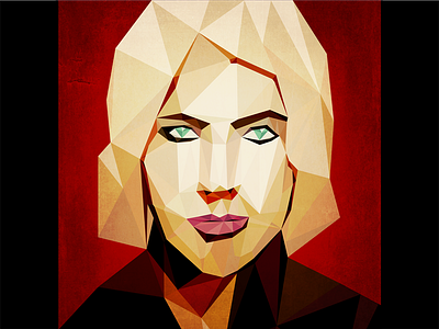 Low Poly Portrait design geometric illustration low poly portrait