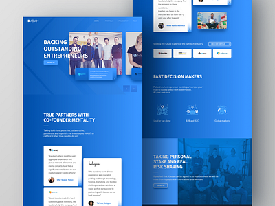 KAEDAN CAPITAL / website UXUI