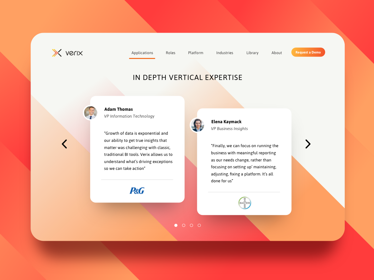 Testimonials UI by Lena Bernat on Dribbble