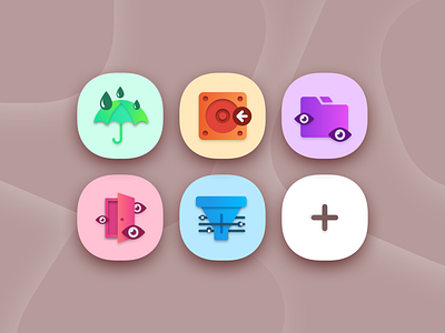Icons Pack backup branding filter icon icon app icon artwork icon designer ui vector web