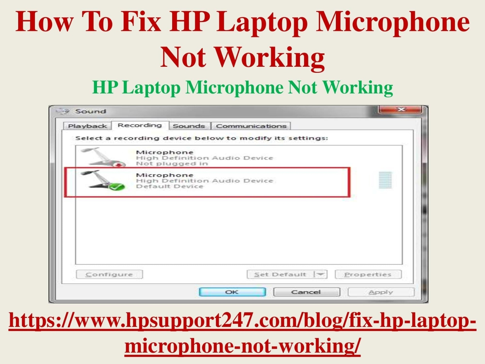 How To Fix HP Laptop Microphone Not Working by korry jhonson on Dribbble