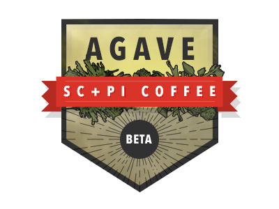 SC+PI Coffee coffee label
