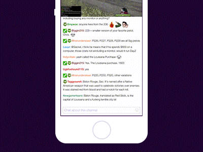 Chat Mentions Comes To Mobile chat mentions mobile twitch app