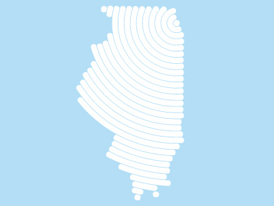 Chicago - Illinois jensenwarner lines illinois chicago vector midwest