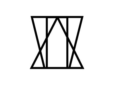 Logo WIP geometric logo monogram wip