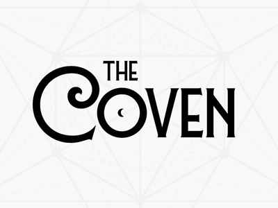 Coven logo mark witchy