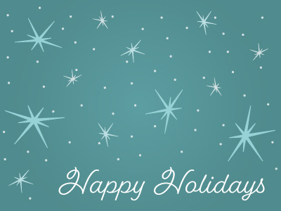 Holiday card concept holiday snow snowflakes