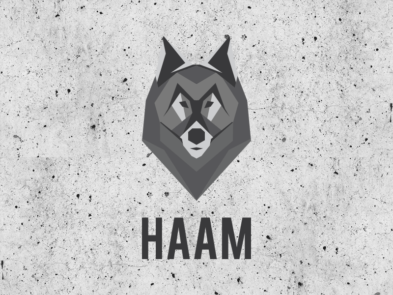 HAAM animal geometric logo