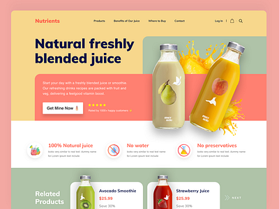 Fruit Juice Website