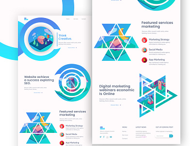 Landing Page color concept gradient interaction landing product ui ux web webdesign website