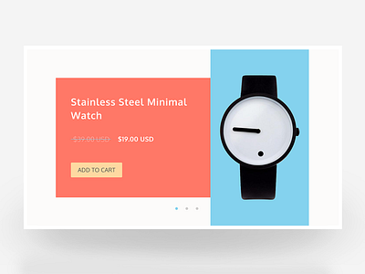 Conceptual Web UI clean ecommerce header layout metro minimal product shop store watch web webdesign