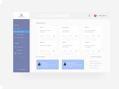 Conceptual Dashboard UI