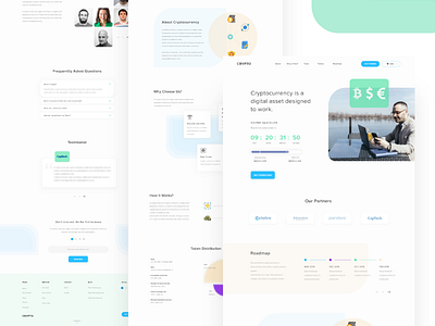 Crypto Digital Currency Template By Ahsan Raz 👑 On Dribbble