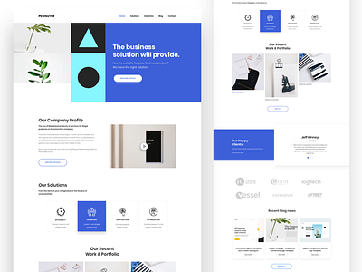 Landing Page agency app clean concept design ecommerce flat illustration interface landing minimal mobile page product shop ui ux web webdesign website