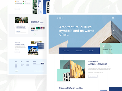 Architecture website design