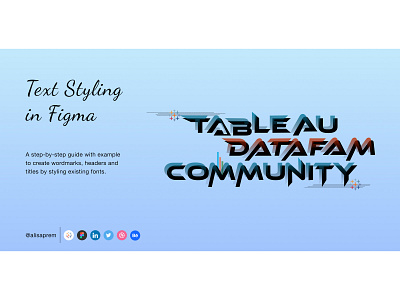 Text Styling In Figma blog dataviz design figma tableau typography