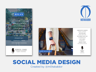 Social Media Design for Simon Oaks