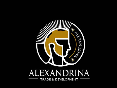 alexandrina3 01 branding design illustration logo