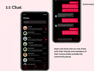 One-on-one Chat blockchain dapp dapps design ui ui design visual design