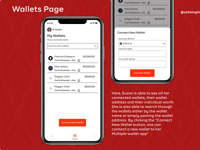 Connect Wallet (Multi-Wallet NFT App ) blockchain crypto design nft nft project ui ui design visual design