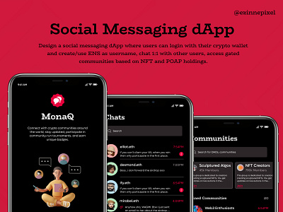 Social Messaging dApp